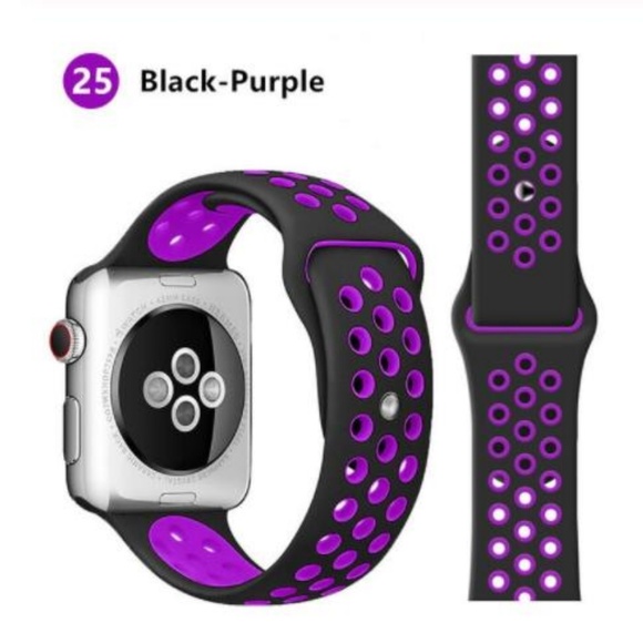 Accessories - *❤️NEW Black Purple Sport Band For Apple Watch